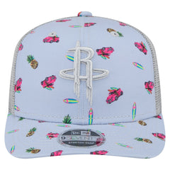 New Era Houston Rockets Adventure Aloha Pattern 9SEVENTY Stretch-Snap Hat sale