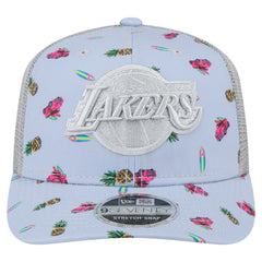 New Era Los Angeles Lakers Adventure Aloha Pattern 9SEVENTY Stretch-Snap Hat