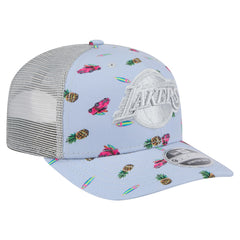 New Era Los Angeles Lakers Adventure Aloha Pattern 9SEVENTY Stretch-Snap Hat