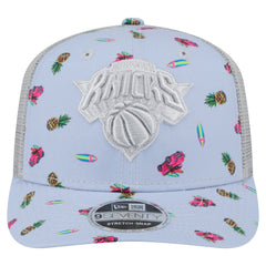New Era New York Knicks Adventure Aloha Pattern 9SEVENTY Stretch-Snap Hat