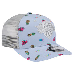 New Era New York Knicks Adventure Aloha Pattern 9SEVENTY Stretch-Snap Hat