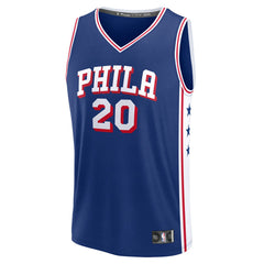 Fanatics Jared McCain Philadelphia 76ers 2024 NBA Draft Fast Break Player Jersey