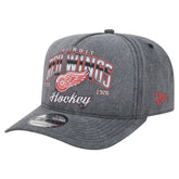 NHL Detroit Red Wings New Era Throwback Washed A-Frame Pre-Curved 9FIFTY Snapback Hat