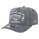 NHL Los Angeles Kings New Era Throwback Washed A-Frame Pre-Curved 9FIFTY Snapback Hat
