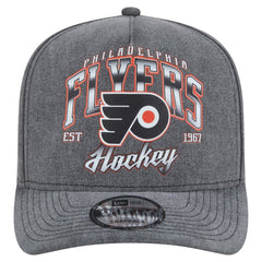 NHL Philadelphia Flyers New Era Throwback Washed A-Frame Pre-Curved 9FIFTY Snapback Hat
