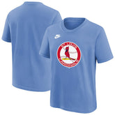 Light Blue St. Louis Cardinals Nike Youth Team Logo T-Shirt
