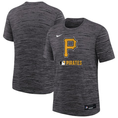 Black Pittsburgh Pirates Nike Youth Authentic Collection Velocity Performance T-Shirt