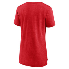 Red Cincinnati Reds Women's Arch Tri-Blend T-Shirt