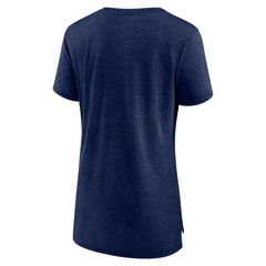 Navy Cleveland Guardians Women's Practice Time Tri-Blend T-Shirt