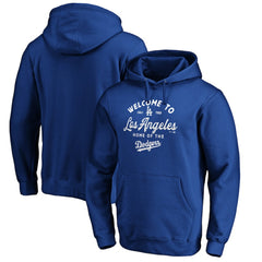 Royal Los Angeles Dodgers Hometown Collection Long Ball Pullover Hoodie