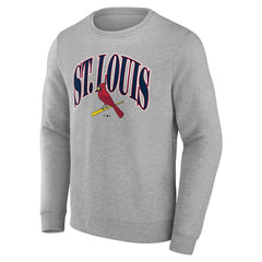 Gray St. Louis Cardinals Arch Pullover Sweatshirt