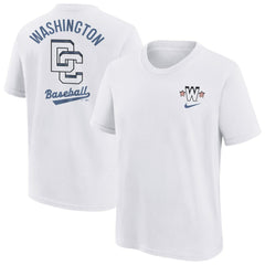 White Washington Nationals Nike Youth 2025 City Connect T-Shirt