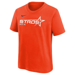 Orange Houston Astros Nike Youth 2025 City Connect Wordmark T-Shirt