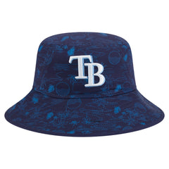 Navy Tampa Bay Rays New Era 2025 Spring Training All Over Print Bucket Hat