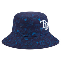 Navy Tampa Bay Rays New Era 2025 Spring Training All Over Print Bucket Hat