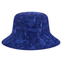 Dark Blue Texas Rangers New Era 2025 Spring Training All Over Print Bucket Hat