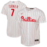 White Trea Turner Philadelphia Phillies Nike Youth Home Replica Player Jersey