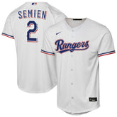 White Marcus Semien Texas Rangers Nike Youth Home Replica Player Jersey