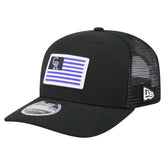 Black Colorado Rockies New Era Flag 9SEVENTY Stretch-Snap Hat