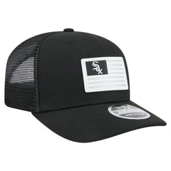 Black Chicago White Sox New Era Flag 9SEVENTY Stretch-Snap Hat