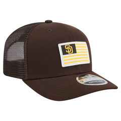 Brown San Diego Padres New Era Flag 9SEVENTY Stretch-Snap Hat