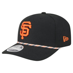 Black San Francisco Giants New Era Multi-Rope 9SEVENTY Stretch-Snap Hat