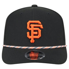 Black San Francisco Giants New Era Multi-Rope 9SEVENTY Stretch-Snap Hat