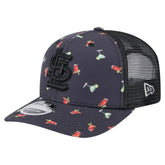 Black St. Louis Cardinals New Era Adventure Drinks Pattern 9SEVENTY Stretch-Snap Hat
