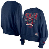 New Era New Orleans Pelicans Women's Throwback Vintage Enzyme Wash Oversized Boxy Pullover Sweatshirt