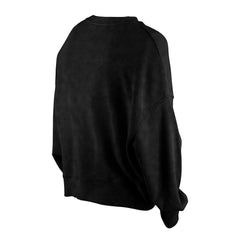 New Era Brooklyn Nets Women's Throwback Vintage Enzyme Wash Oversized Boxy Pullover Sweatshirt