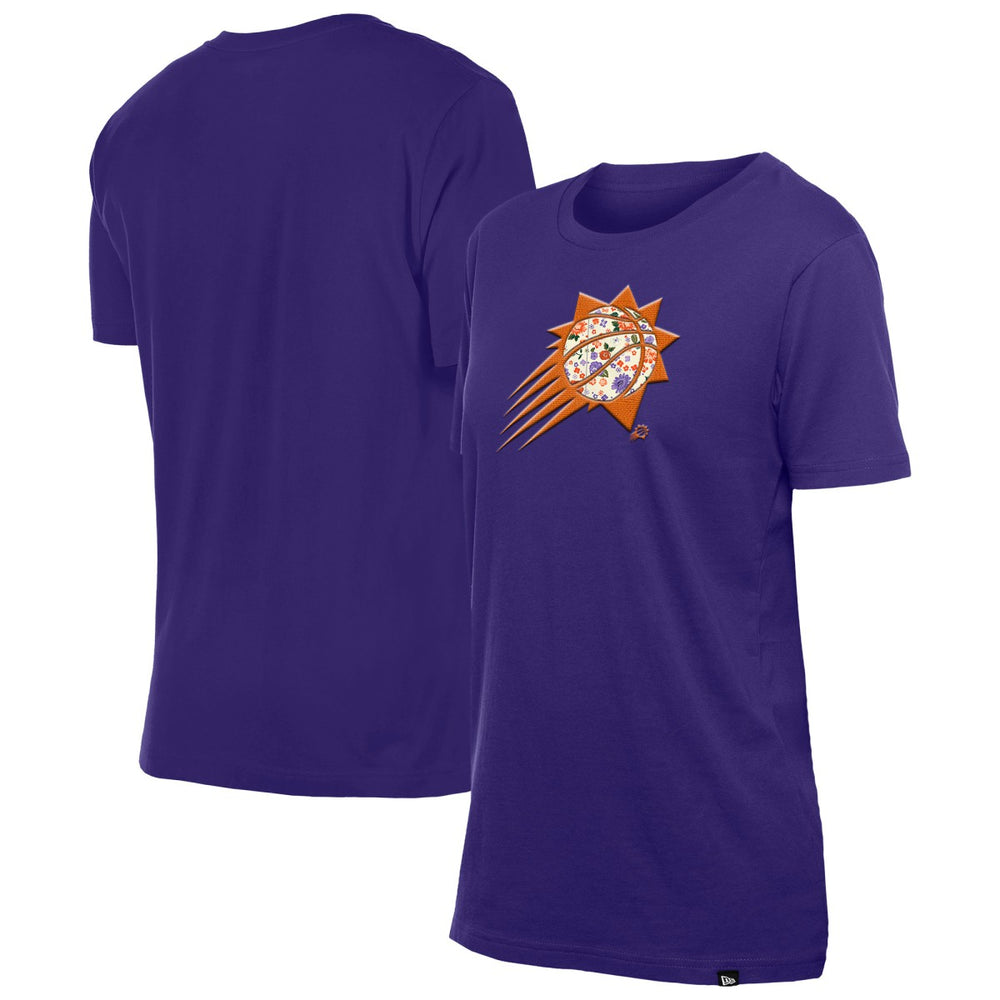 New Era Phoenix Suns Women's Glam Game Flower T-Shirt