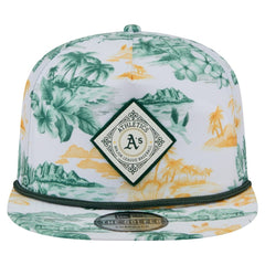White Athletics New Era Printed Island Golfer Snapback Hat