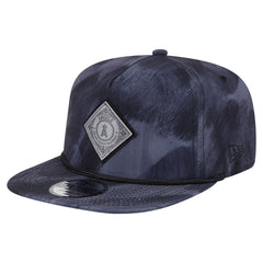 Navy Los Angeles Angels New Era Printed Golfer Snapback Hat