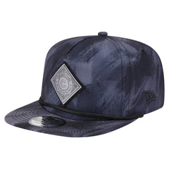 Navy Chicago Cubs New Era Printed Golfer Snapback Hat