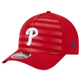 Red Philadelphia Phillies New Era American Flag 9FORTY M-Crown A-Frame Adjustable Hat