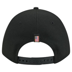 Black Miami Marlins New Era American Flag 9FORTY M-Crown A-Frame Adjustable Hat
