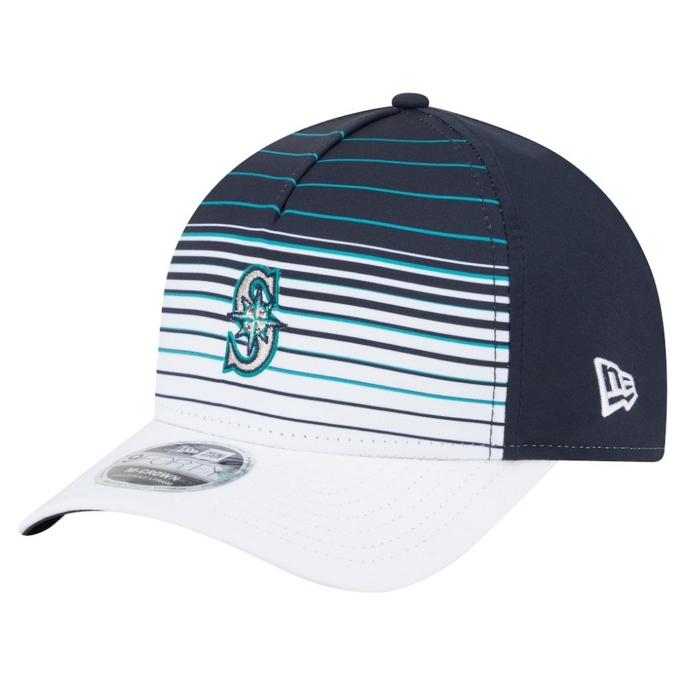 Navy Seattle Mariners New Era Gradient 9FORTY M-Crown Adjustable Hat