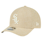 Beige Chicago White Sox New Era Cotton Weave M-Crown A-Frame 9FORTY Adjustable Hat