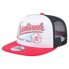 White/Red St. Louis Cardinals New Era Retro Script 9FIFTY Snapback Hat