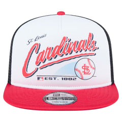 White/Red St. Louis Cardinals New Era Retro Script 9FIFTY Snapback Hat