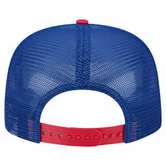 White/Red Chicago Cubs New Era Retro Script Trucker 9FIFTY Snapback Hat