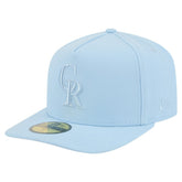 Light Blue Colorado Rockies New Era Color Pack A-Frame 59FIFTY Fitted Hat