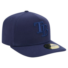 Navy Tampa Bay Rays New Era Color Pack A-Frame 59FIFTY Fitted Hat