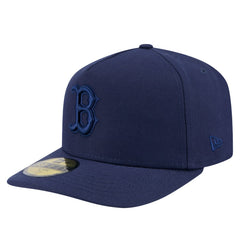 Navy Boston Red Sox New Era Color Pack A-Frame 59FIFTY Fitted Hat