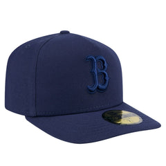 Navy Boston Red Sox New Era Color Pack A-Frame 59FIFTY Fitted Hat