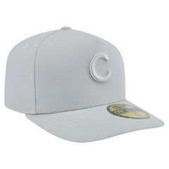 Gray Chicago Cubs New Era Colorpack A-Frame 59FIFTY Fitted Hat