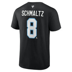 NHL Nick Schmaltz Utah Mammoth Fanatics Authentic Stack Name & Number T-Shirt