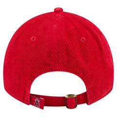 Red Los Angeles Angels New Era Women's Corduroy 9TWENTY Adjustable Hat