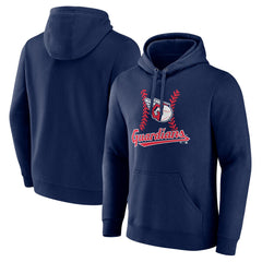 Navy Cleveland Guardians Fastball Pullover Hoodie