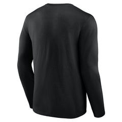 Black Cincinnati Reds Fastball Long Sleeve T-Shirt